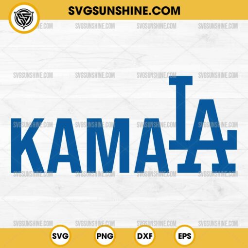 KamaLA Dodgers SVG, Kamala Harris Los Angeles Dodgers SVG PNG