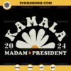 Kamala Harris 2024 Madam President SVG PNG