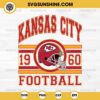 Kansas City Chiefs Football SVG, Kansas City Chiefs Est 1960 SVG, Kansas City Chiefs SVG