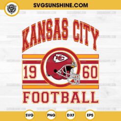 Kansas City Chiefs Football SVG, Kansas City Chiefs Est 1960 SVG, Kansas City Chiefs SVG