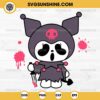 Kuromi Ghostface Scream SVG, Sanrio Kuromi Halloween SVG PNG