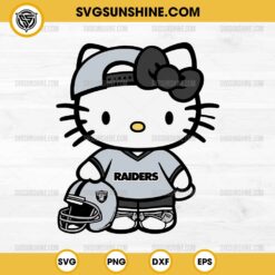 Las Vegas Raiders Hello Kitty SVG PNG File