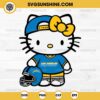 Los Angeles Chargers Hello Kitty SVG PNG File