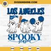 Los Angeles Dodgers Baseball Spooky Season SVG, Let’s Go Los Angeles Dodgers Ghost Halloween SVG