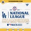 Los Angeles Dodgers 2024 National League Champions SVG, LA Dodgers 2024 World Series SVG