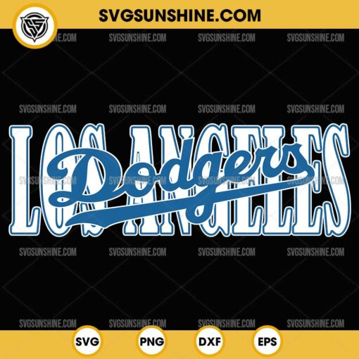 Los Angeles Dodgers SVG, LA Dodgers SVG, Dodgers SVG