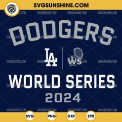 Los Angeles Dodgers World Series 2024 SVG, Dodgers 2024 World Series Champions SVG