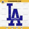 Los Angeles Dodgers World Series 2024 SVG PNG Silhouette