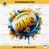 Los Angeles Rams PNG Sublimation Designs