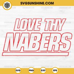 Love Thy Nabers SVG, Malik Nabers New York Giants SVG