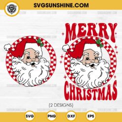 Merry Christmas Santa Claus SVG Bundle, Santa Claus SVG, Merry Christmas SVG