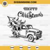 Merry Christmas Truck And Tree SVG, Merry Christmas SVG, Christmas Truck SVG, Christmas Tree SVG