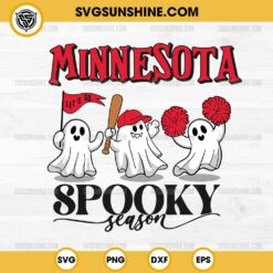 Minnesota Twins Baseball Spooky Season SVG, Let’s Go Minnesota Twins Ghost Halloween SVG