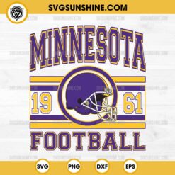 Minnesota Vikings Football SVG, Minnesota Vikings Est 1961 SVG, Minnesota Vikings SVG