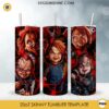 Chucky Scary Characters Halloween 20oz Tumbler Wrap PNG