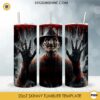 Freddy Krueger Halloween 20oz Tumbler Wrap PNG File, A Nightmare on Elm Street Tumbler Wrap PNG