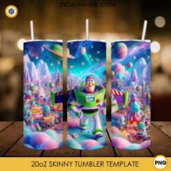 Buzz Lightyear The New World 20oz Tumbler Wrap PNG File