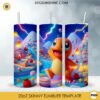 Charmander Pokemon 20oz Tumbler Wrap PNG File