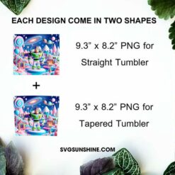 Buzz Lightyear Toy Story 20oz Tumbler Wrap PNG File