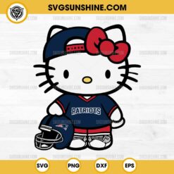 New England Patriots Hello Kitty SVG PNG File