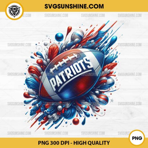 New England Patriots PNG Sublimation Designs