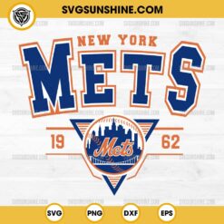 New York Mets 1962 SVG, Mets Baseball SVG, MLB World Series 2024 SVG