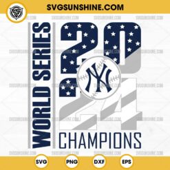 New York Yankees 2024 World Series Champions SVG PNG