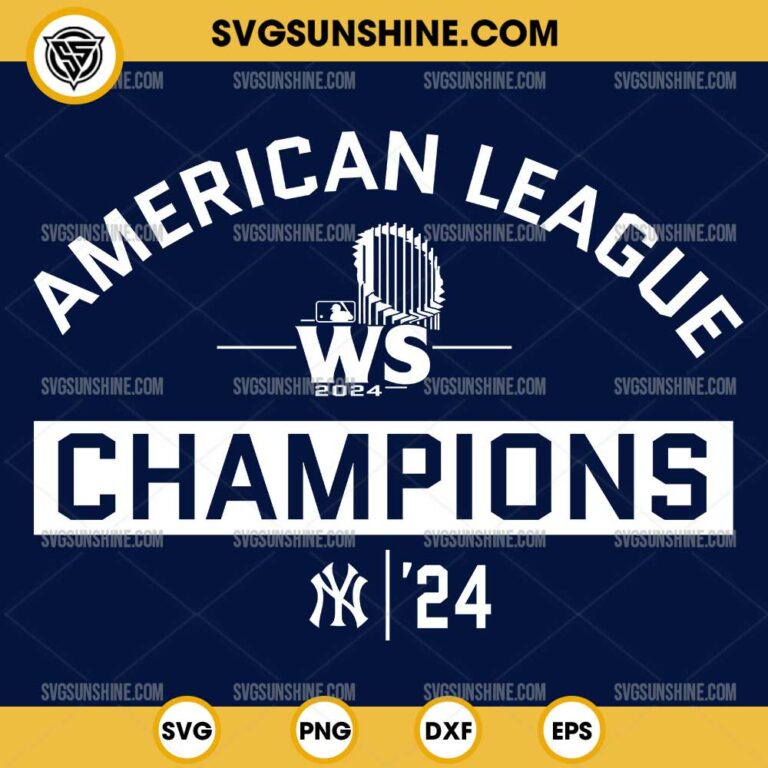 New York Yankees 2024 American League Champions SVG, 2024 World Series