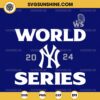 New York Yankees World Series 2024 SVG PNG Designs