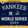 New York Yankees World Series 2024 SVG, Yankees 2024 World Series Champions SVG