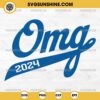 OMG 2024 Los Angeles Dodgers Style SVG, Baseball World Series 2024 SVG