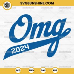 OMG 2024 Los Angeles Dodgers Style SVG, Baseball World Series 2024 SVG