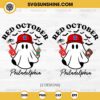 Philadelphia Baseball Ghost Halloween SVG, Philadelphia Red October SVG, Ghost Philadelphia Phillies Halloween SVG