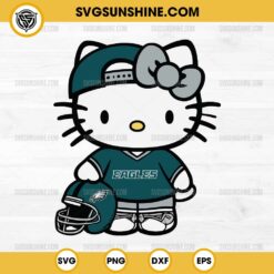 Philadelphia Eagles Hello Kitty SVG PNG File