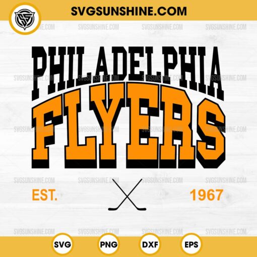 Philadelphia Flyers Est 1967 SVG, Philly Hockey SVG PNG