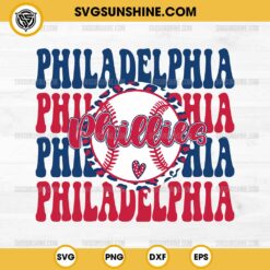 Phillies Baseball Leopard SVG, Philadelphia Phillies SVG PNG Vector Clipart