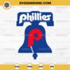 Phillies Bell SVG, Philly Baseball SVG, P Philadelphia Baseball SVG