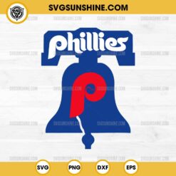 Phillies Bell SVG, Philly Baseball SVG, P Philadelphia Baseball SVG