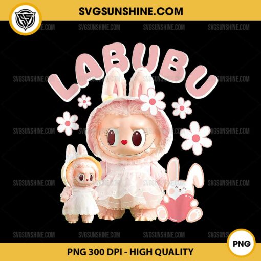 Pink Labubu PNG, Cute Labubu The Monsters Pink PNG