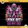 Pink Out Tackle Breast Cancer Awareness PNG, Breast Cancer Football PNG