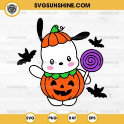 Pochacco Pumpkin Halloween SVG, Sanrio Halloween SVG, Pochacco Halloween SVG