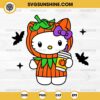 Pumpkin Spice Latte Hello Kitty Halloween SVG