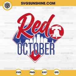 Red October SVG, Philly Baseball SVG, Philadelphia Phillies SVG