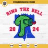 Ring The Bell 2024 SVG, P Phillie Phanatic SVG, Philadelphia Phillies Baseball 2024 SVG