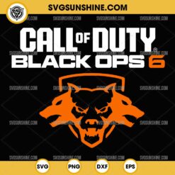 Ripple Junction x Call of Duty Black Ops 6 SVG, Orange Cerberus SVG