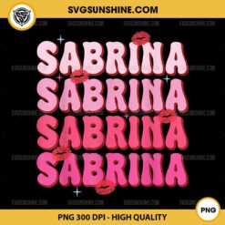 Sabrina PNG, Personalized Name PNG, I Love Sabrina PNG