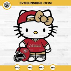 San Francisco 49ers Hello Kitty SVG PNG File