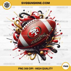 San Francisco 49ers PNG Sublimation Designs