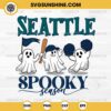 Seattle Mariners Baseball Spooky Season SVG, Let’s Go Seattle Mariners Ghost Halloween SVG