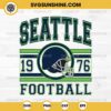 Seattle Seahawks Football SVG, Seattle Seahawks Est 1976 SVG, Seattle Seahawks SVG